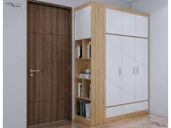 Tủ quần áo cánh mở - MDF lõi xanh phủ Melamine Mộc Phát